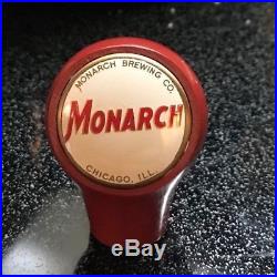 Vintage Monarch Beer Brewing Co Ball Tap Knob / Handle Chicago IL