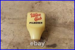 Vintage ORIGINAL UTICA CLUB Pilsener Bakelite Beer Tap Knob Handle