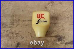 Vintage ORIGINAL UTICA CLUB Pilsener Bakelite Beer Tap Knob Handle