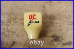 Vintage ORIGINAL UTICA CLUB Pilsener Bakelite Beer Tap Knob Handle