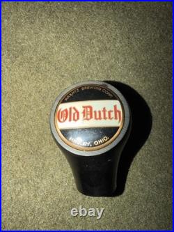Vintage Old Dutch Ball Knob Beer Tap Handle Krantz Brewing Co Findlay Oh Ohio