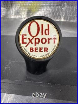 Vintage Old Export Beer Tap Handle Knob Ball Cumberland MD