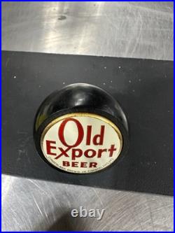 Vintage Old Export Beer Tap Handle Knob Ball Cumberland MD