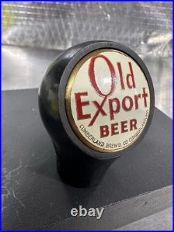 Vintage Old Export Beer Tap Handle Knob Ball Cumberland MD