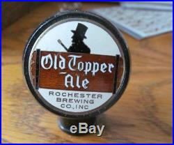 Vintage Old Topper Ale Ball Beer Tap Knob / Handle Rochester Brewing Co Ny
