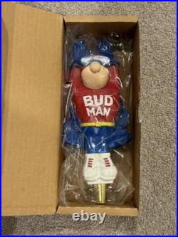Vintage Original Bud Man Beer Tap Handle New in Original Package