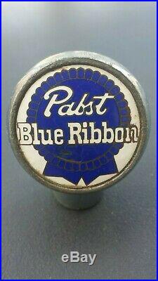 Vintage Pabst Blue Ribbon #1 Blue Ball Knob Tap Handle 1930's Milwaukee, WI