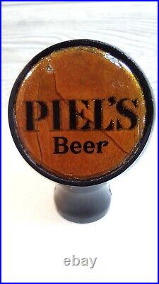 Vintage Piel's Beer Ball Knob New York Tap Marker Handle Brewery