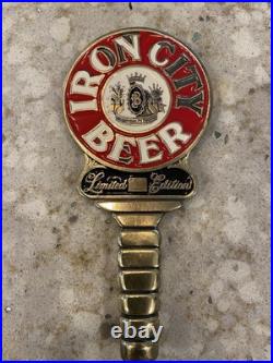 Vintage Rare Iron City Draft Beer Tap Handle Vintage Breweriana Pittsburgh
