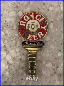 Vintage Rare Iron City Draft Beer Tap Handle Vintage Breweriana Pittsburgh
