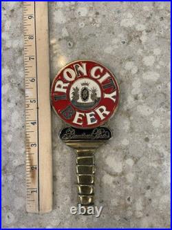 Vintage Rare Iron City Draft Beer Tap Handle Vintage Breweriana Pittsburgh