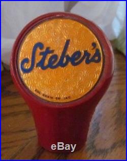 Vintage Steber Beer Ball Tap Knob / Handle Ebling Brewing Co New York Ny