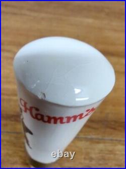 Vintage hamm's beer tap handle Porcelain Rare