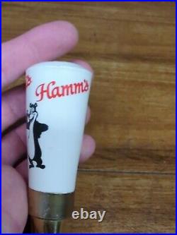 Vintage hamm's beer tap handle Porcelain Rare