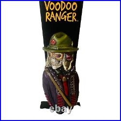 Voodoo Ranger beer tap Handle 11 Fat Tire Brewing man cave bar pub keg HTF Rare