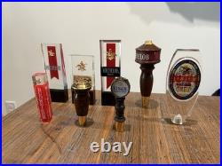 Vtg Anheuser Busch Beer Tap Handle Lot of 8 Acrylic Retro Keg Handle Michelob