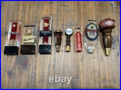 Vtg Anheuser Busch Beer Tap Handle Lot of 8 Acrylic Retro Keg Handle Michelob