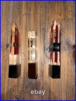 Vtg Anheuser Busch Beer Tap Handle Lot of 8 Acrylic Retro Keg Handle Michelob