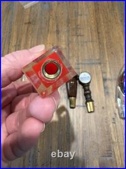 Vtg Anheuser Busch Beer Tap Handle Lot of 8 Acrylic Retro Keg Handle Michelob