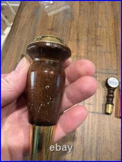 Vtg Anheuser Busch Beer Tap Handle Lot of 8 Acrylic Retro Keg Handle Michelob