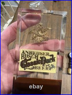 Vtg Anheuser Busch Beer Tap Handle Lot of 8 Acrylic Retro Keg Handle Michelob