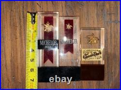 Vtg Anheuser Busch Beer Tap Handle Lot of 8 Acrylic Retro Keg Handle Michelob