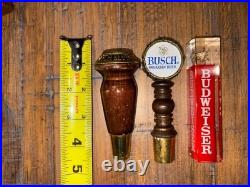 Vtg Anheuser Busch Beer Tap Handle Lot of 8 Acrylic Retro Keg Handle Michelob