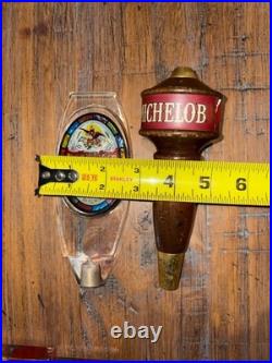 Vtg Anheuser Busch Beer Tap Handle Lot of 8 Acrylic Retro Keg Handle Michelob