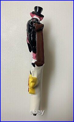 Vtg Harvest Moon Pigs Ass Porter Beer Tap Handle Rare 9 Belt Montana Brewery