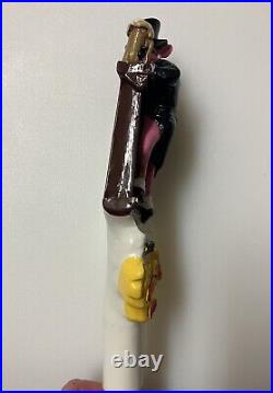 Vtg Harvest Moon Pigs Ass Porter Beer Tap Handle Rare 9 Belt Montana Brewery