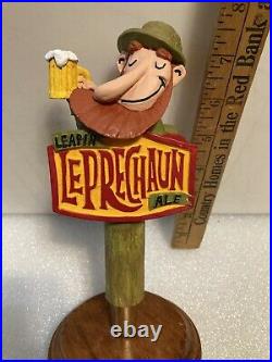 WESTON BREWING OMALLEY'S LEAPIN' LEPRECHAUN ALE draft beer tap handle. MISSOURI