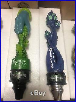 WICKED WEED BREWING Complete Tap Handle Lot Of 5 New In Box