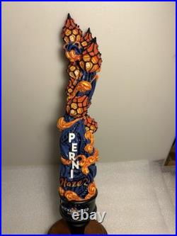 WICKED WEED BREWING PERNI-HAZE CRAFT draft beer tap handle. NORTH CAROLINA