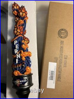 WICKED WEED BREWING PERNI-HAZE CRAFT draft beer tap handle. NORTH CAROLINA