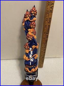WICKED WEED PERNIHAZE HOP FUNK draft beer tap handle. NORTH CAROLINA