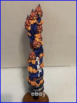 WICKED WEED PERNIHAZE HOP FUNK draft beer tap handle. NORTH CAROLINA