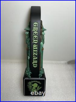 WIDOWMAKER BREWING SUPREME GREEN WIZARD draft beer tap handle. MASSACHUSETTS