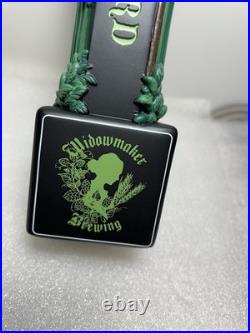 WIDOWMAKER BREWING SUPREME GREEN WIZARD draft beer tap handle. MASSACHUSETTS