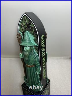 WIDOWMAKER BREWING SUPREME GREEN WIZARD draft beer tap handle. MASSACHUSETTS