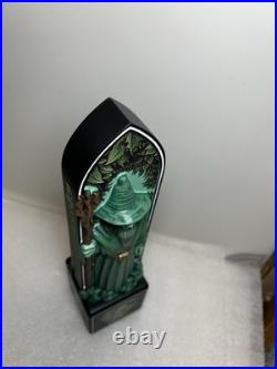 WIDOWMAKER BREWING SUPREME GREEN WIZARD draft beer tap handle. MASSACHUSETTS