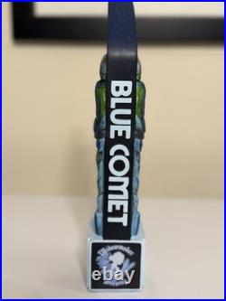 WIDOWMAKER Brewing ASTRONAUT BLUE COMET BEER Tap Handle MASSACHUSETTS New