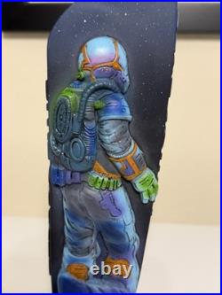 WIDOWMAKER Brewing ASTRONAUT BLUE COMET BEER Tap Handle MASSACHUSETTS New