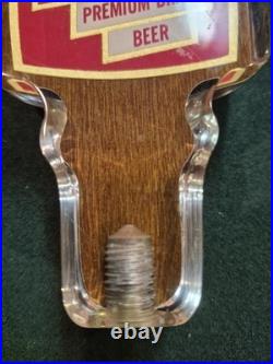 Walters Beer Tap Knob Handle Acrylic 1970s Eau Claire Wis