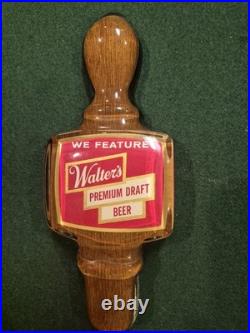 Walters Beer Tap Knob Handle Acrylic 1970s Eau Claire Wis
