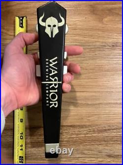 Warrior Beer Tap Handle Knob Keg Draft Bar Brewing Company Viking Helmet Sword