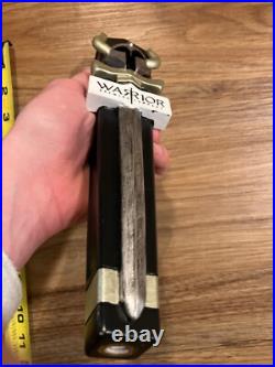 Warrior Beer Tap Handle Knob Keg Draft Bar Brewing Company Viking Helmet Sword