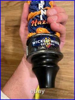 Wicked Weed Beer Tap Handle Knob Top Draft Keg Bar Brewing Perni IPA Haze