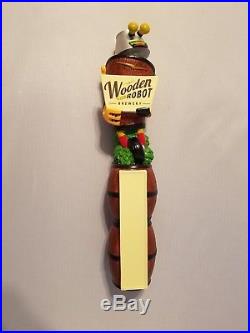 Wooden Robot Brewery New Excellent 11 Beer Keg Tap Handle No Box