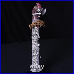 Wychwood Hobgoblin Since 1983 Axe Tree 10.5 Tall Beer Tap Handle Knob