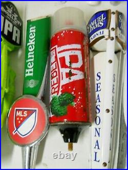 X11 Beer Tap Handles Rebel Brew Free or Die Modelo Angel City Chimay Rose Lot B